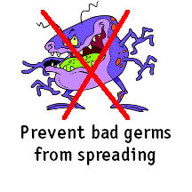 GERMS can be killed without antibiotics,
                          anti inflammatries and Vit C.........