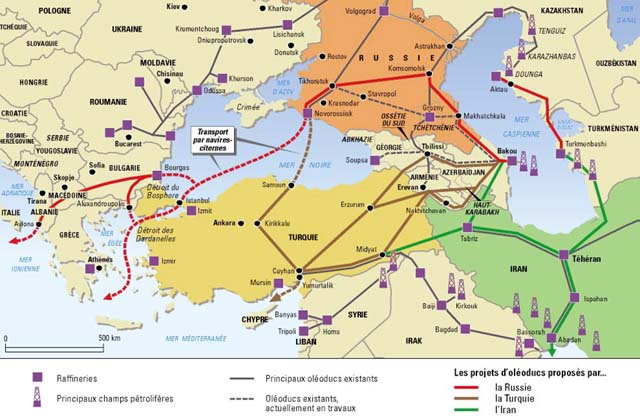 OIL
                      ROUTES to get RUSSIAN OIL OUT