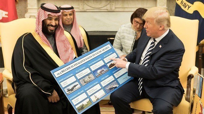 Trump loves the genocidal SAUDI ROYAL FAMILY