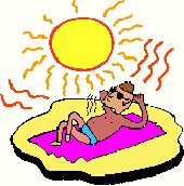 THE SUN BATH. Nature's way of asking, 'DO YOU
                      HAVE ENOUGH MONEY FOR A YEAR OF APPOINTMENTS WITH
                      A DERMATOLOGIST?