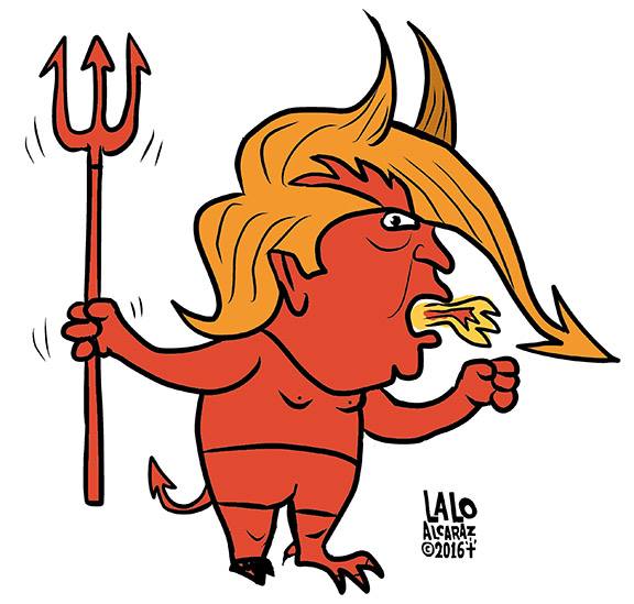 A REAL DEVIL DONALD TRUMP